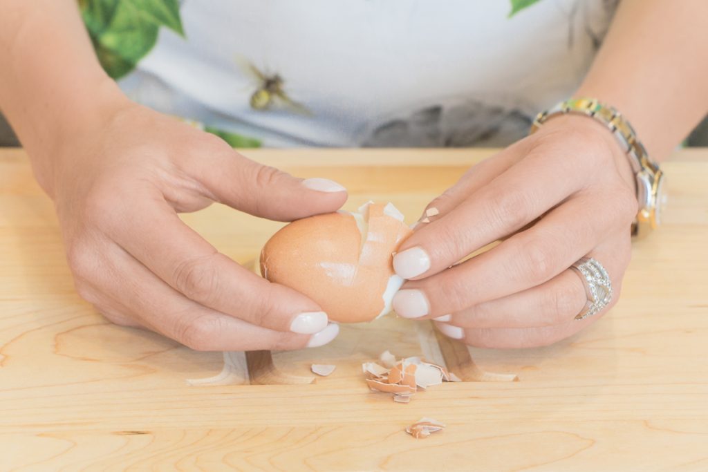 Peeling a Perfect Hard Boiled Egg