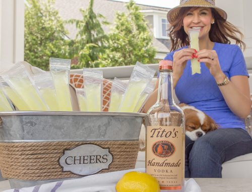 Boozy Lemonade Ice Pops